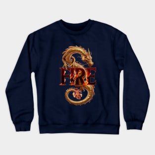 Dragon Fire Crewneck Sweatshirt